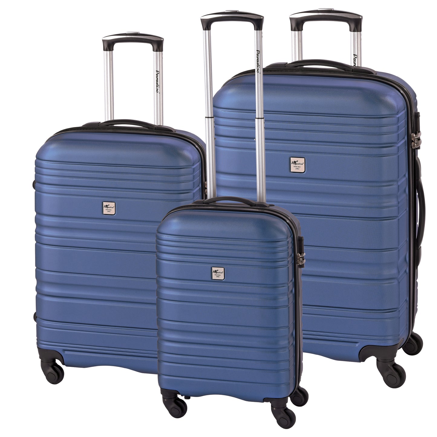 3tlg Reisekoffer Trolley Hartschale Koffer Set Travel Kofferset Rollen 360°