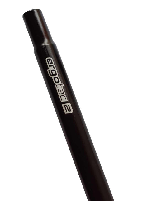 Ergotec Alu Sattelstütze lange Sattelstange silber o. schwarz 25,4mm bis 140 KG
