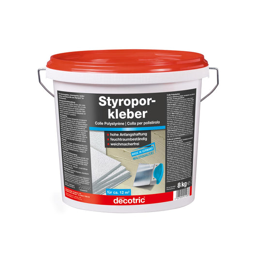 decotric Styroporkleber 8kg Styropor Montage Kleber Montagekleber Klebstoff