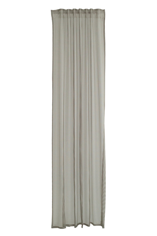 Schlaufen Vorhang Neta beige/silber 140x245 Wohnzimmer Schlafzimmer Kinderzimmer