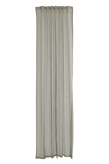 Schlaufen Vorhang Neta beige/silber 140x245 Wohnzimmer Schlafzimmer Kinderzimmer