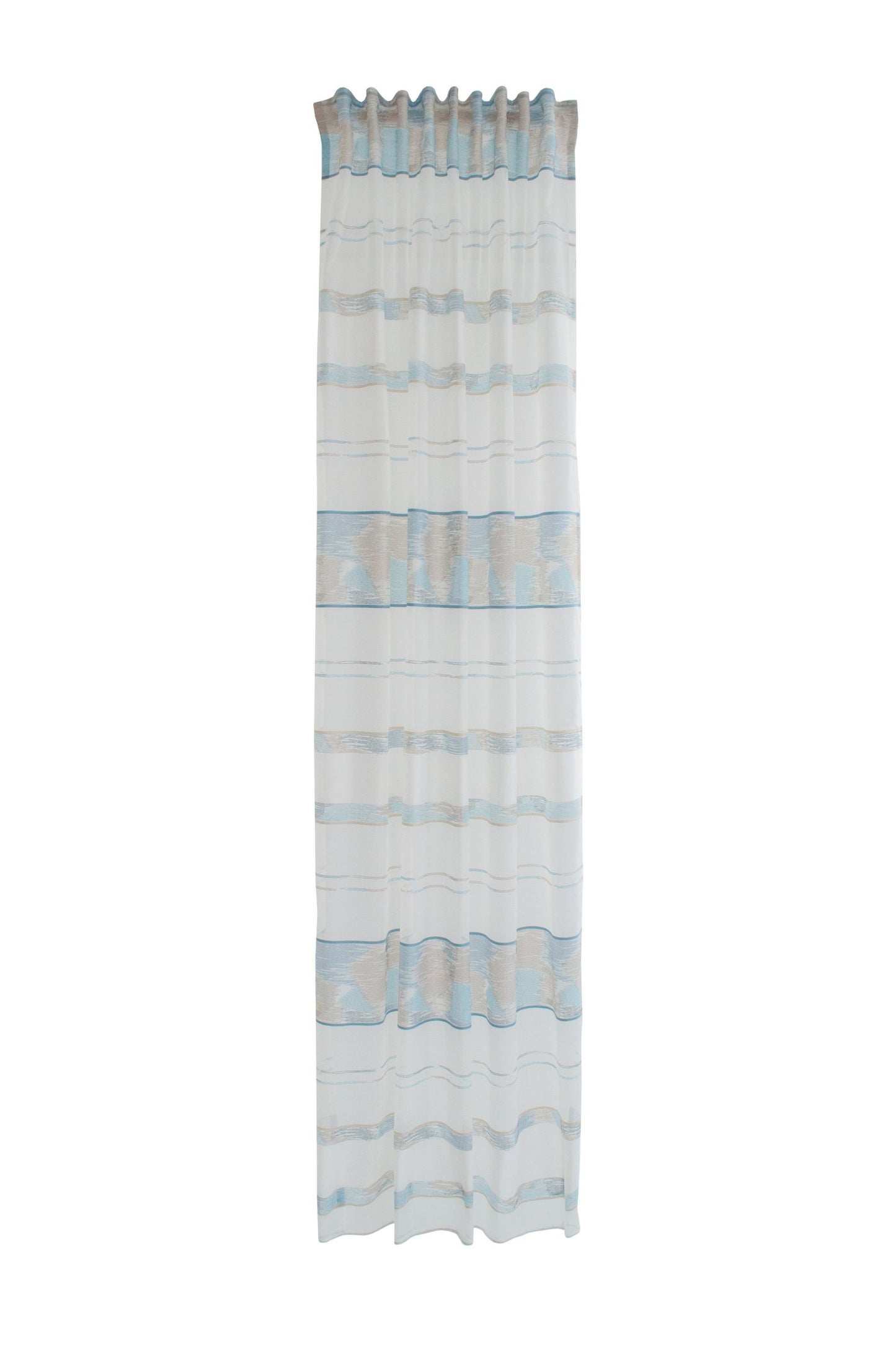 Schlaufen Vorhang Florim blau 140x245 Wohnzimmer Schlafzimmer Kinderzimmer Deko