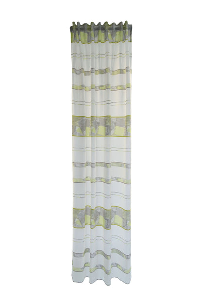 Schlaufen Vorhang Florim grün 140x245 Wohnzimmer Schlafzimmer Kinderzimmer Deko