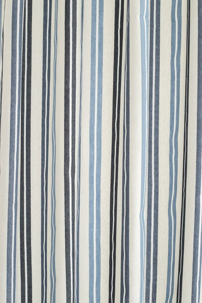 Schlaufenvorhang Adwin blau 140x245 Vorhang Wohnzimmer Schlafzimmer Kinderzimmer