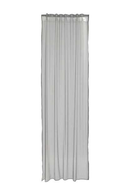 Schlaufen Vorhang Nian silber 140x245 Wohnzimmer Schlafzimmer Kinderzimmer Deko