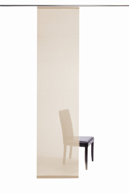 Homing Flächenvorhang Manhatten 60x245cm creme Vorhang Wohnzimmer Schlafzimmer