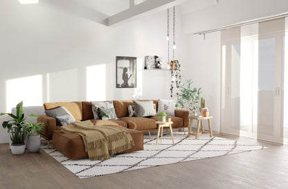 Homing Flächenvorhang Manhatten 60x245cm creme Vorhang Wohnzimmer Schlafzimmer