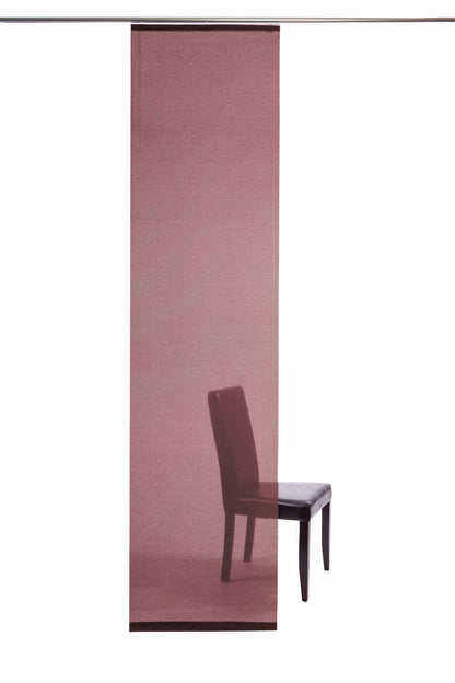 Homing Flächenvorhang Manhatten 60x245cm rot Vorhang Wohnzimmer Schlafzimmer