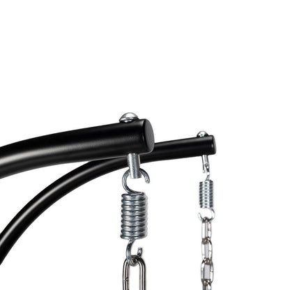 Korb Hängesessel Duetto mit Gestell + Kissen Hängestuhl Lounge Hängekorb Sessel