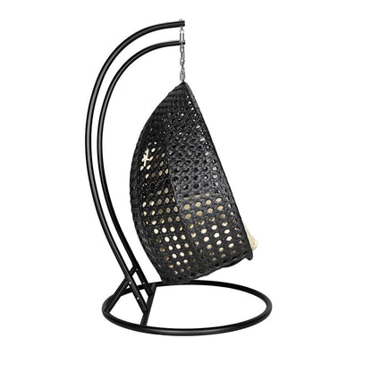 Korb Hängesessel Duetto mit Gestell + Kissen Hängestuhl Lounge Hängekorb Sessel