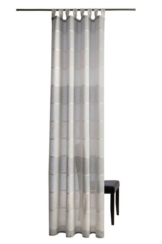 Homing Schlaufenschal Lennardt 140x245 Vorhang Wohnzimmer transparent beige