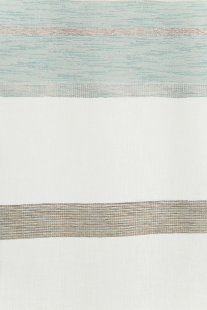 Homing Schlaufenschal Lea 140x245 Vorhang Wohnzimmer halbtransparent petrol