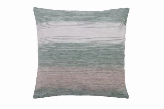 Homing Kissenhülle Linn 50x50 weiß grün Kissen Bezug Wohnzimmer Gestreift Deko