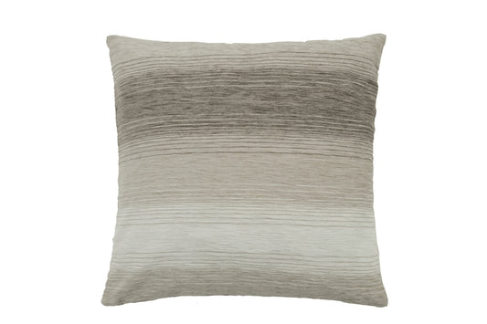 Homing Kissenhülle Linn 50x50 weiß braun Kissen Bezug Wohnzimmer Gestreift Deko