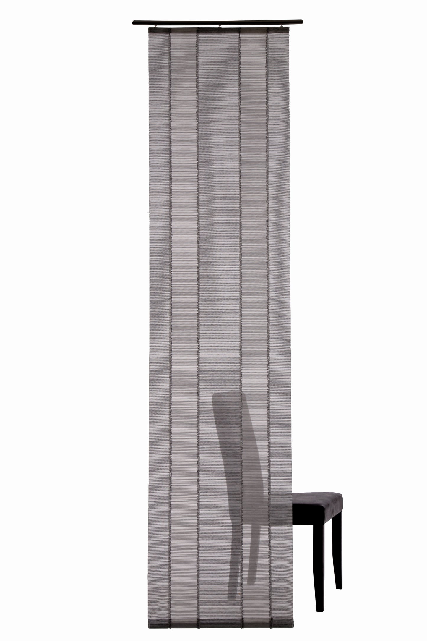 Homing Flächenvorhang Jason 60x245cm weiß, grau Vorhang Wohnzimmer Schlafzimmer