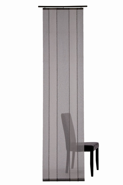 Homing Flächenvorhang Jason 60x245cm weiß, grau Vorhang Wohnzimmer Schlafzimmer