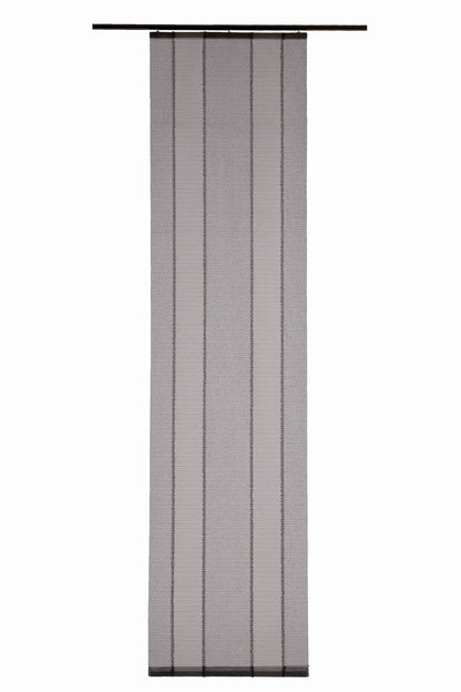 Homing Flächenvorhang Jason 60x245cm weiß, grau Vorhang Wohnzimmer Schlafzimmer