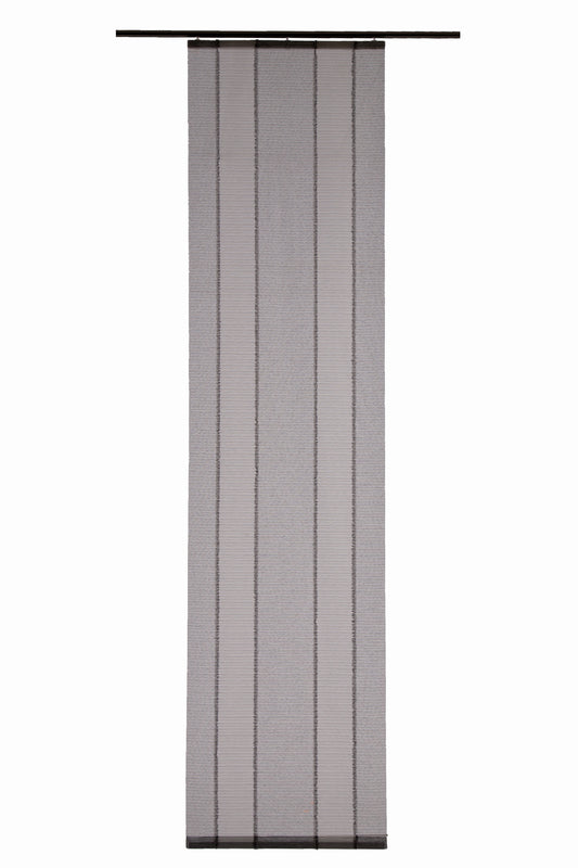 Homing Flächenvorhang Jason 60x245cm weiß, grau Vorhang Wohnzimmer Schlafzimmer