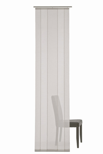 Homing  Flächen Vorhang Jason 60x245 beige Vorhänge Schlafzimmer transparent