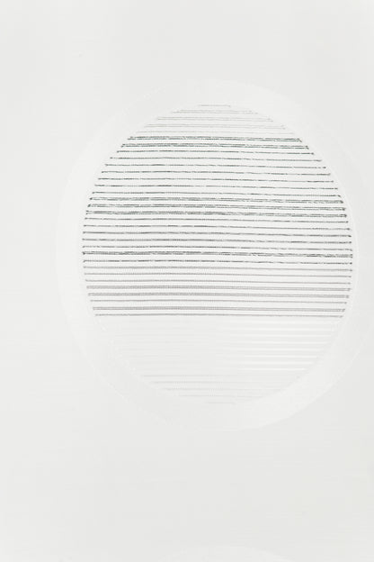 Homing Flächenvorhang Janis 60x245cm weiß-grau Vorhang Wohnzimmer Schlafzimmer