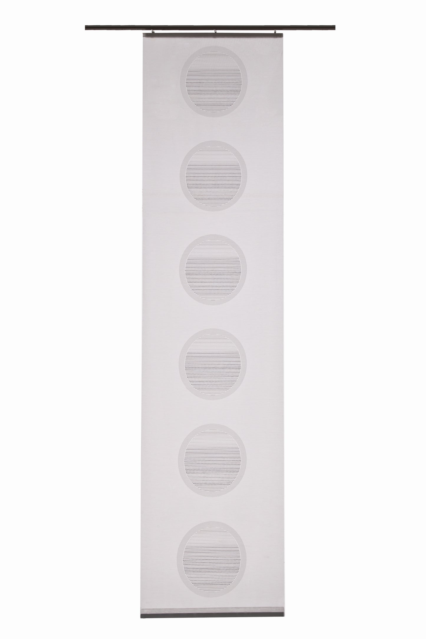 Homing Flächenvorhang Janis 60x245cm weiß-grau Vorhang Wohnzimmer Schlafzimmer