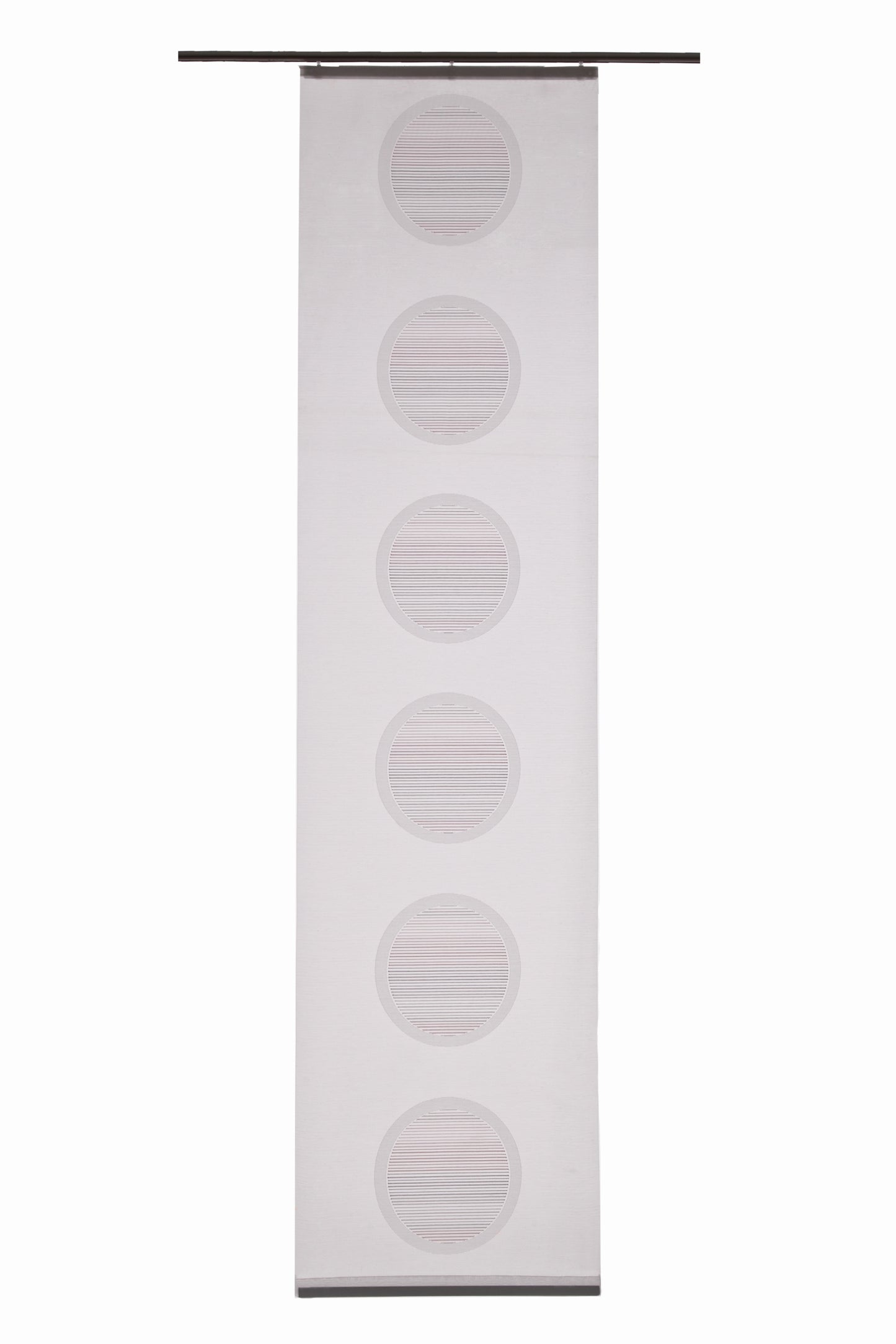 Homing Flächenvorhang Janis 60x245cm weiß-rosa Vorhang Wohnzimmer Schlafzimmer