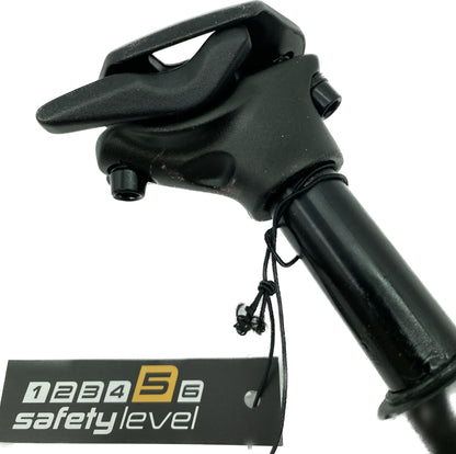 Federsattelstütze 120 Kg ERGOTEC SP-10.0 Vario Sattelstütze gefedert Alu Ø 31,6