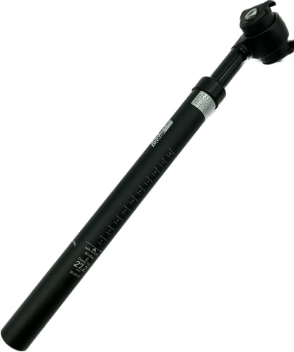 Federsattelstütze 85 kg XLC SP-S08 Sattelstütze Alu Ø 27,2-31,8mm schwarz