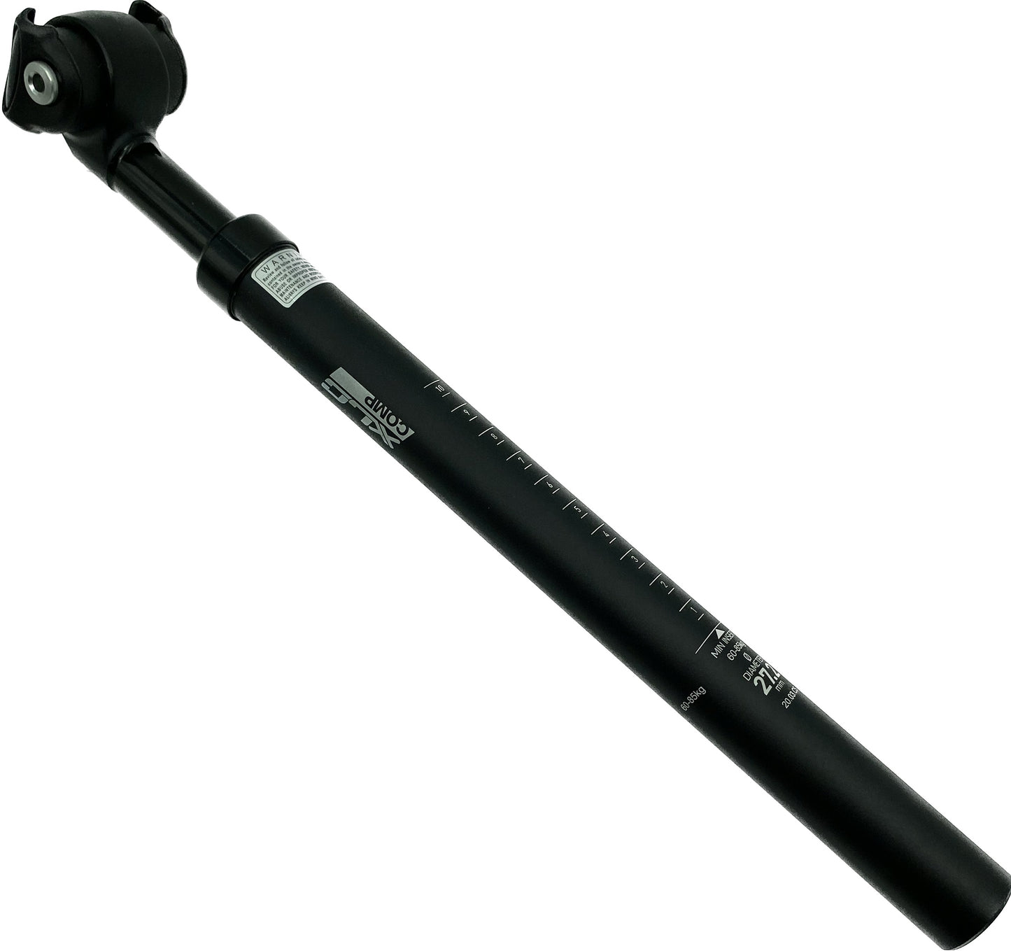 Federsattelstütze 85 kg XLC SP-S08 Sattelstütze Alu Ø 27,2-31,8mm schwarz