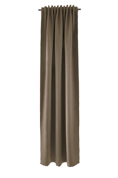 Homing Schlaufenschal Galdin 140x245 Vorhang Schlafzimmer verdunkelnd braun