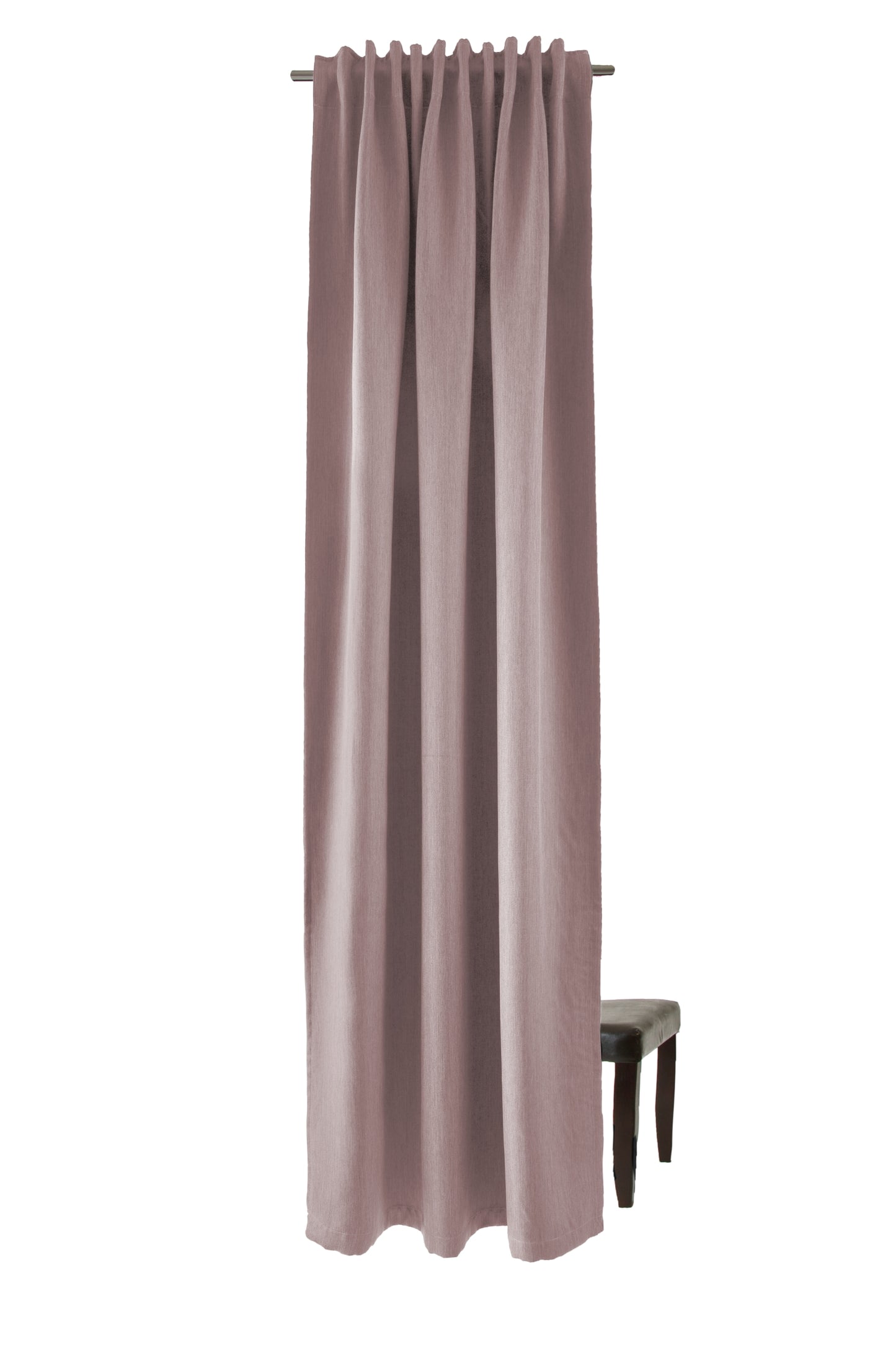 Homing Schlaufenschal Galdin 140x245 Vorhang Schlafzimmer Deko verdunkelnd rose