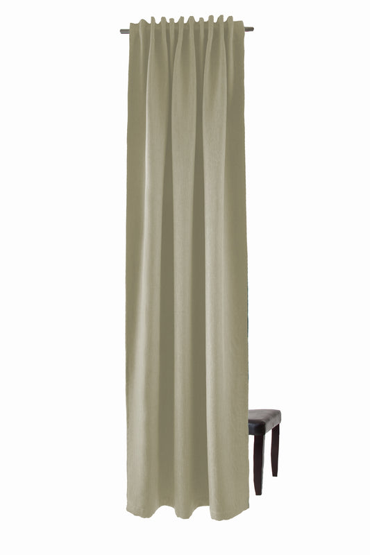 Homing Schlaufenschal Galdin 140x245 Vorhang Schlafzimmer verdunkelnd creme