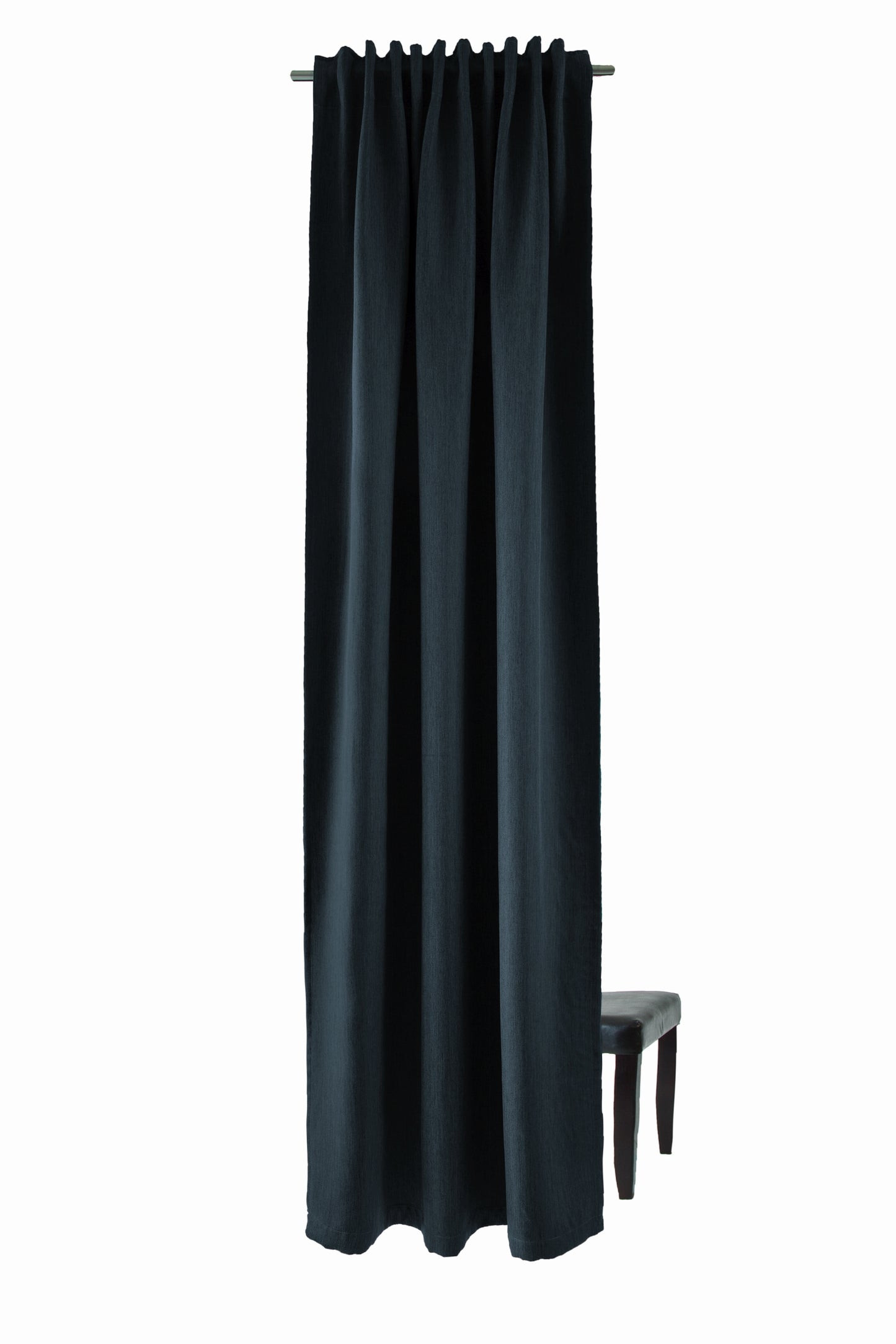 Homing Schlaufenschal Galdin 140x245 Vorhang Schlafzimmer Deko verdunkelnd blau