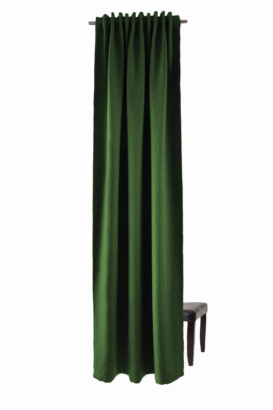 Homing Schlaufenschal Galdin 140x245 Vorhang Schlafzimmer Deko verdunkelnd grün