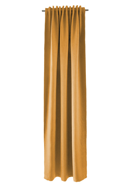 Homing Schlaufenschal Galdin 140x245 Vorhang Schlafzimmer verdunkelnd safran
