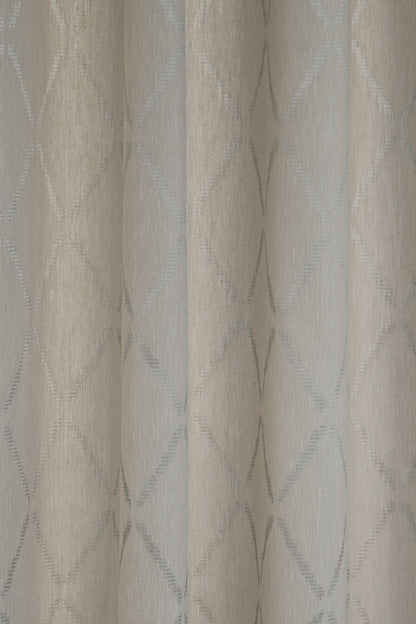 Ösenschal Deron beige 140x245 Vorhang Wohnzimmer Schlafzimmer Kinderzimmer Deko