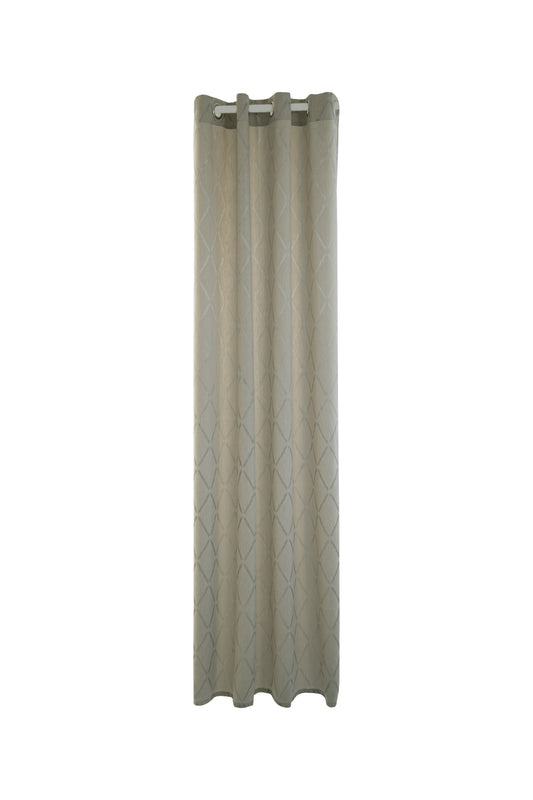 Ösenschal Deron beige 140x245 Vorhang Wohnzimmer Schlafzimmer Kinderzimmer Deko