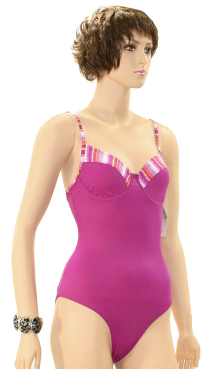 eleMar Trend Damen Bademode Badeanzüge Badeanzug Schwimmanzug Sommer Neckholder
