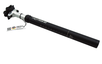Federsattelstütze 100 Kg ERGOTEC SP-7.0 Sattelstütze gefedert Alu Ø 27,2 - 31,8
