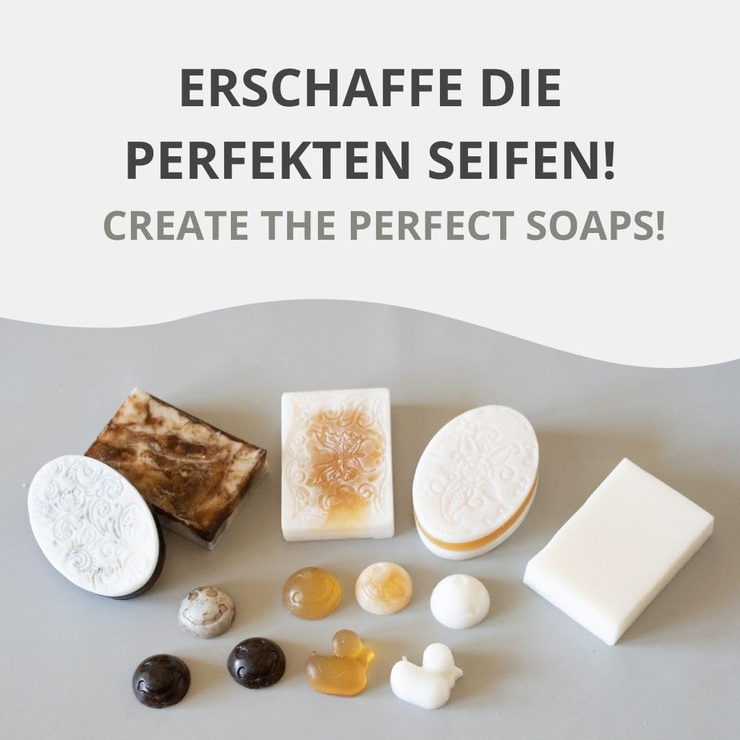 Rohseife Sheabutter Seifenbasis 1kg Seifenherstellung transparent Seife Basis