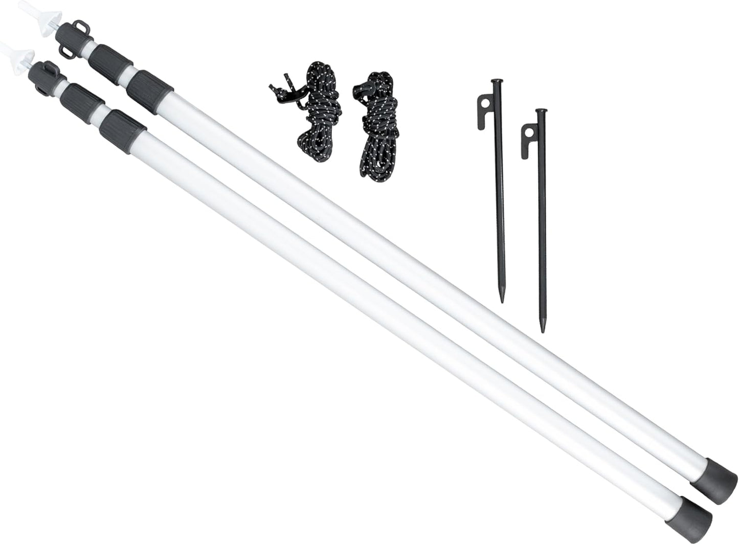 Ergänzungsset für Campair Auto-Tarp Sonnensegel zum Aufstellen des Seitenteils