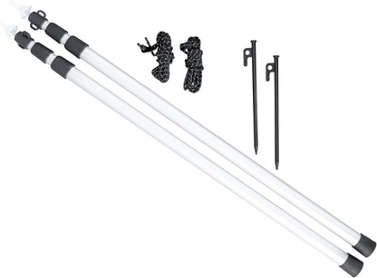 Ergänzungsset für Campair Auto-Tarp Sonnensegel zum Aufstellen des Seitenteils