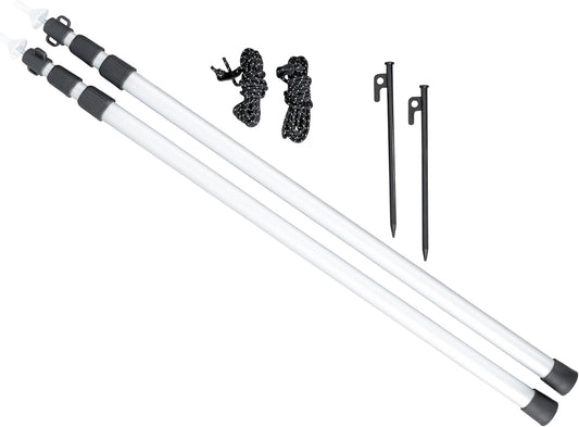 Ergänzungsset für Campair Auto-Tarp Sonnensegel zum Aufstellen des Seitenteils