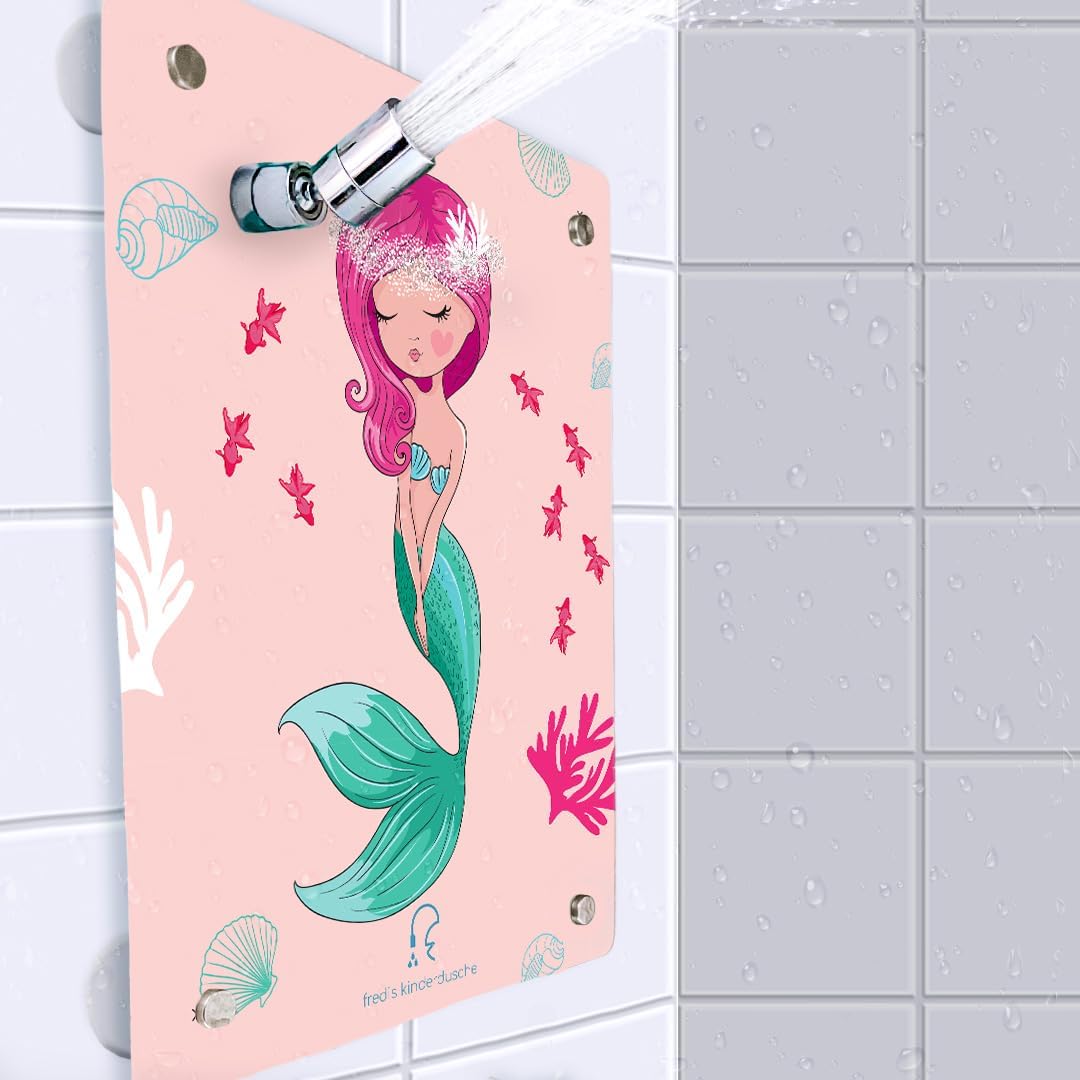 fredis Kinderdusche Meerjungfrau Set Duschkopf Kinder Dusche Pirat ohne Bohren