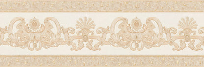 A.S. Création Barocktapete Beige 655424 Wandtapete Papier Rolle Borte Bordüre