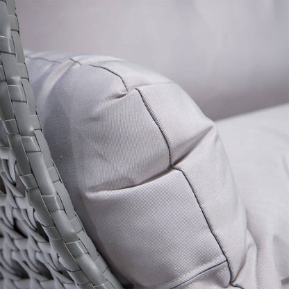 Korb Hängesessel Duetto mit Gestell + Kissen Hängestuhl Lounge Hängekorb Sessel