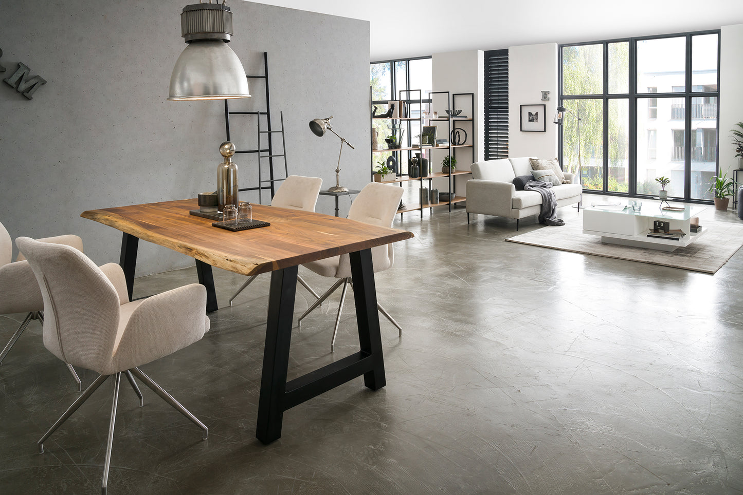 Esstisch Akazie 240x110 cm Esszimmertisch Küchentisch Tisch Holztisch