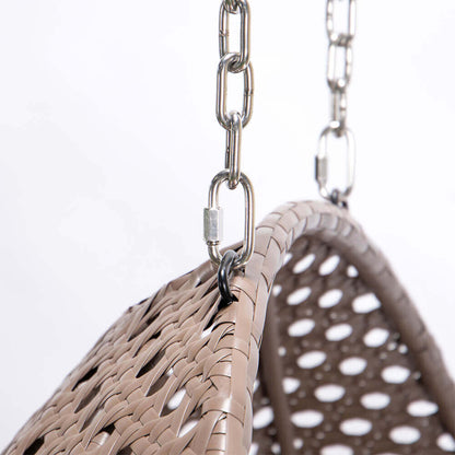 Korb Hängesessel Duetto mit Gestell + Kissen Hängestuhl Lounge Hängekorb Sessel