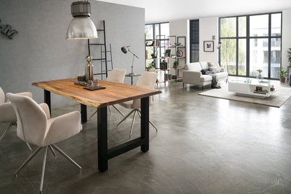 Esstisch Akazie 220x110 cm Esszimmertisch Küchentisch Tisch Holztisch