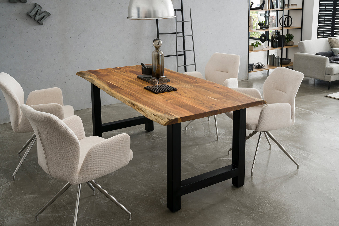 Esstisch Akazie 220x110 cm Esszimmertisch Küchentisch Tisch Holztisch